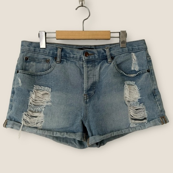 Forever 21 Pants - Forever 21 Distressed Denim Shorts